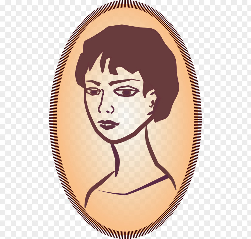 Painting Woman's Portrait Drawing PNG