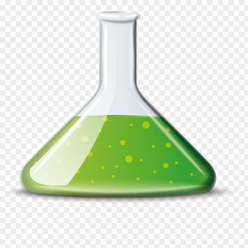 Vector Triangle Bottle Laboratory Flask Clip Art PNG