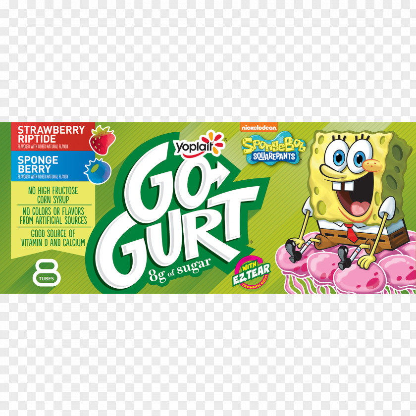 Berries Go-Gurt Yoplait Yoghurt Strawberry PNG