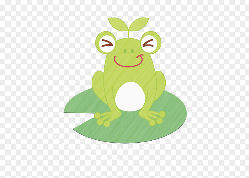 Green Frog Tree Clip Art PNG
