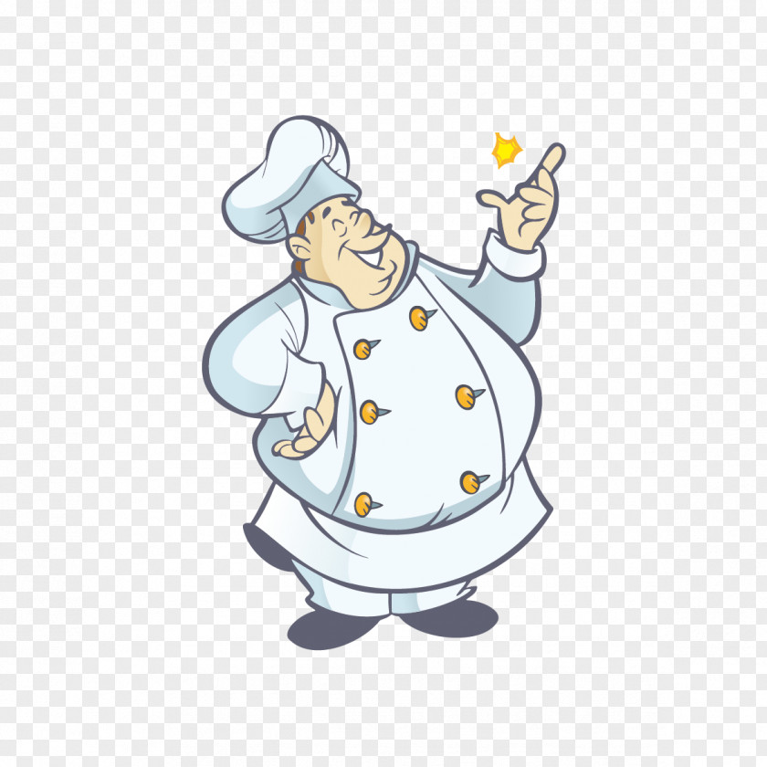 Happy Chef Cartoon Clip Art PNG