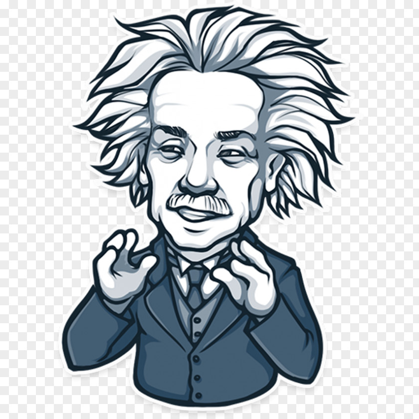 Scientist Albert Einstein Quotes Sticker Einstein's Brain Decal PNG