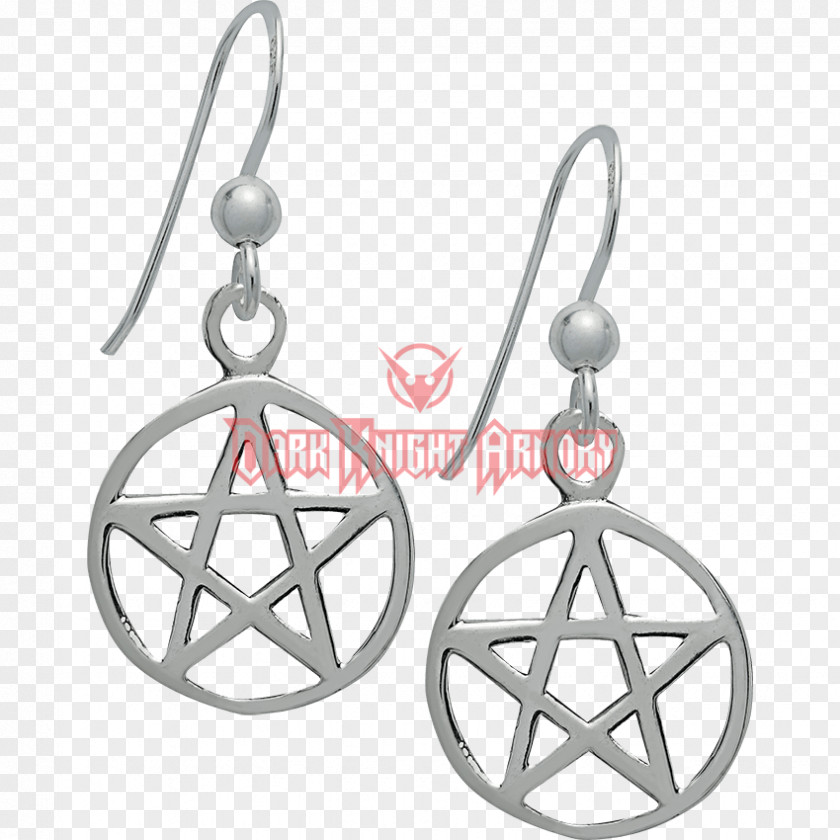 Symbol Earring Pentacle Invertit Pentagram Wicca PNG