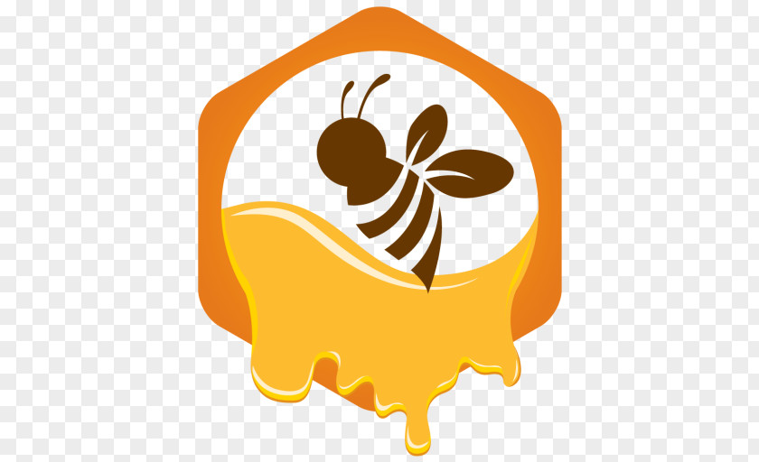 Bee Honey Logo Beekeeping PNG