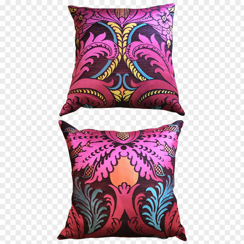Chinese Style Retro Floor Lamp Throw Pillows Cushion Damask Couch PNG