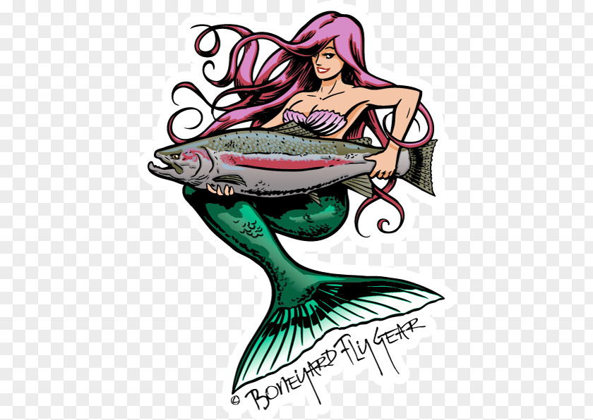 Mermaid Decal Clip Art Fly Fishing Image PNG