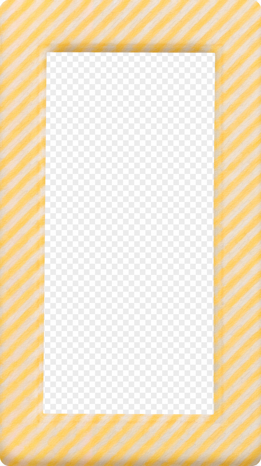 Orange Pattern Frame Paper Picture Yellow PNG