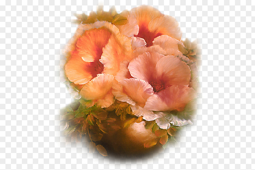 Painting Oil Flower Floral Design Art PNG