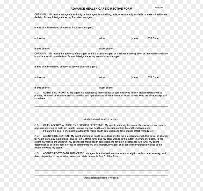 Power Of Attorney Document MusicM Instruments Inc. Line White PNG