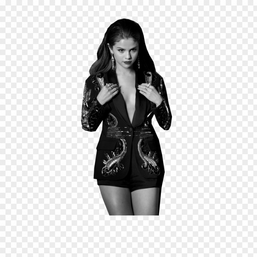 Selena Gomez Black And White Model Actor Photography PNG