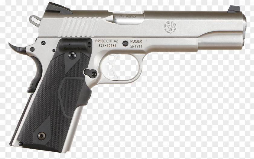 Sturm, Ruger & Co. SR1911 .45 ACP Firearm M1911 Pistol PNG