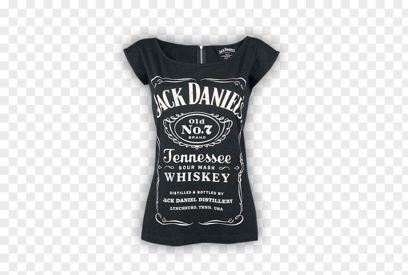 T-shirt Tennessee Whiskey Jack Daniel's Sour Mash PNG