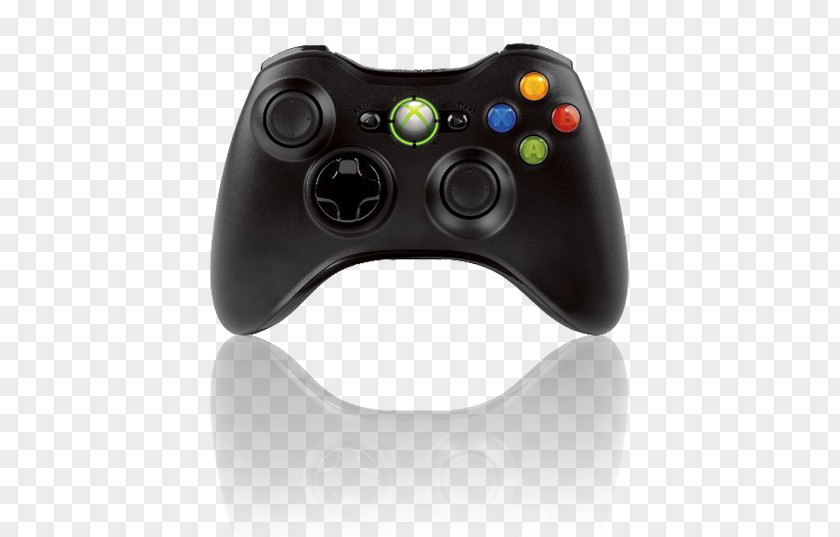 Xbox 360 Controller Black Wireless Racing Wheel GameCube PNG