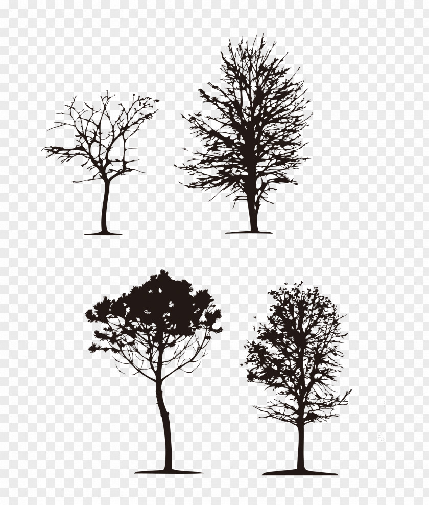 Black Trees Tree Computer File PNG