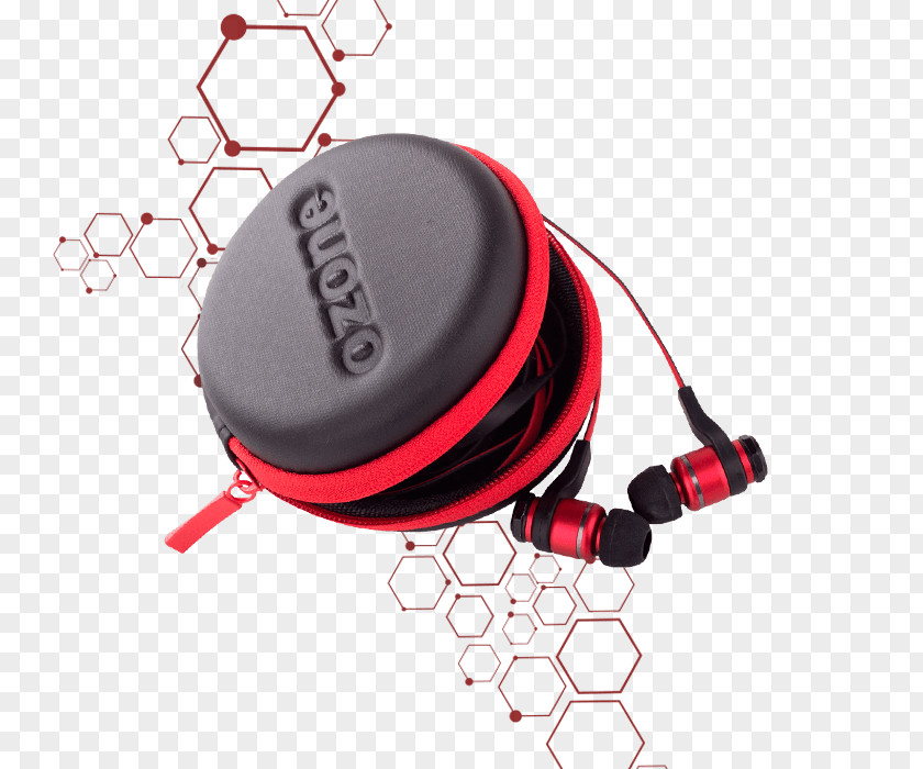 Headphones Ozone Trifx In-Ear Pro Gaming Earbud With Microphone, Red (oztrifx) Headset Sound PNG