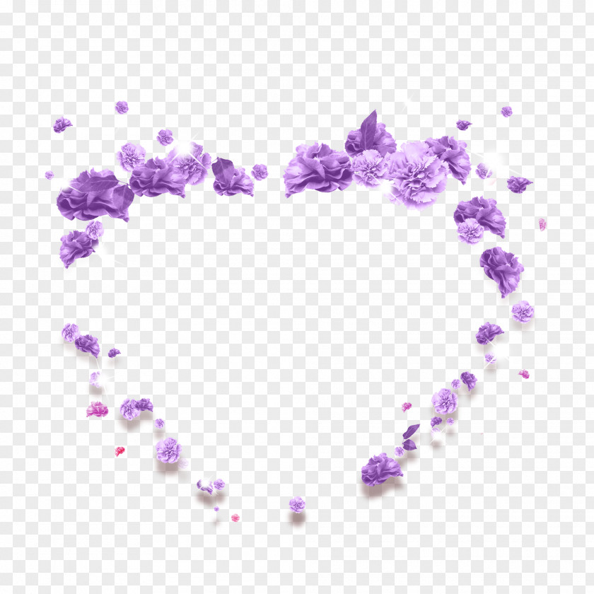 Rose Heart Fundal Template Valentines Day PNG