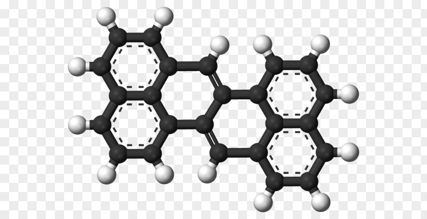 Aromatic Hydrocarbon Molecule Pyrene Polycyclic Graphene Chemical Compound PNG