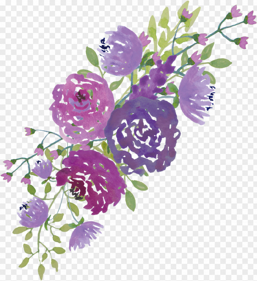 Flower Clip Art Floral Design Watercolor Painting PNG