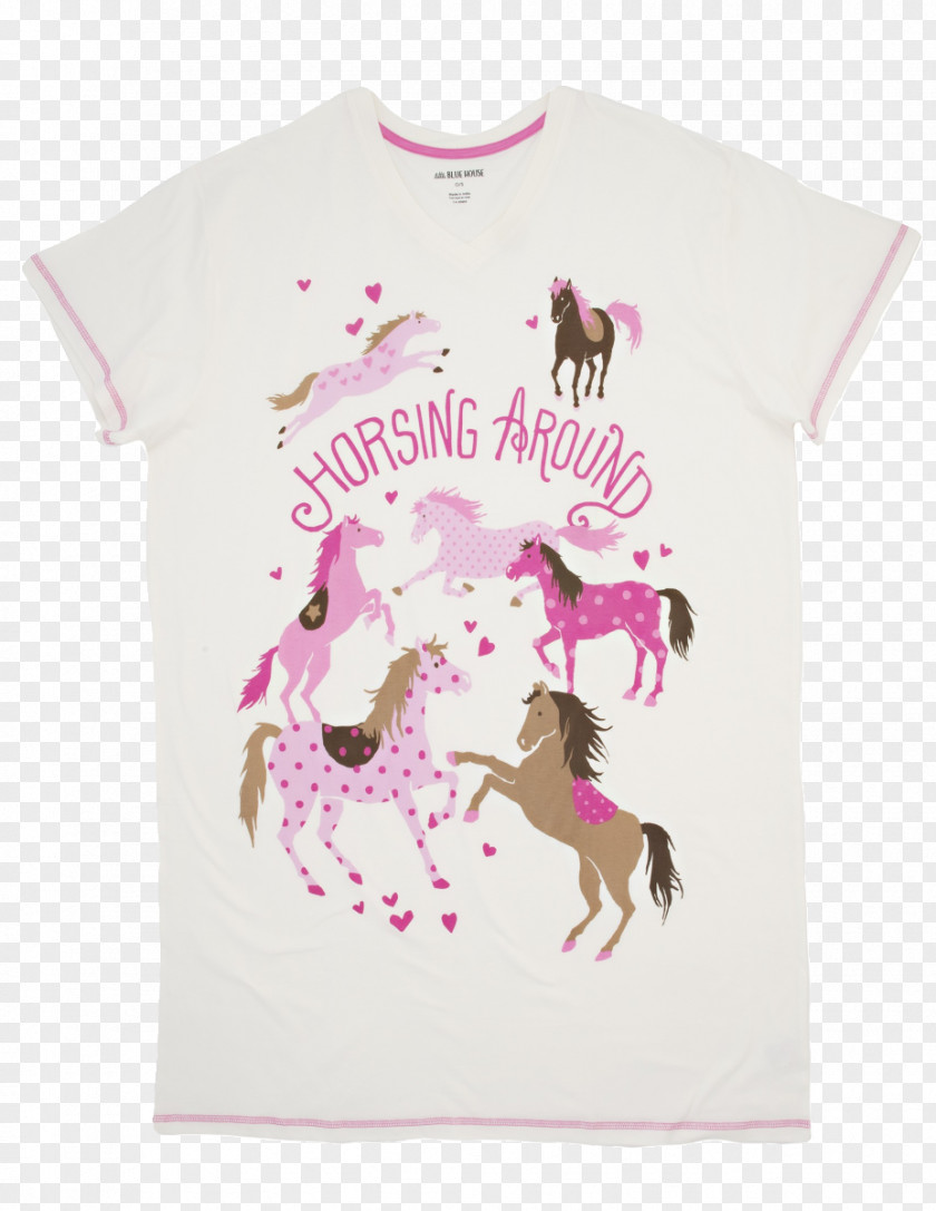T-shirt Horse Nightshirt Sleeve PNG