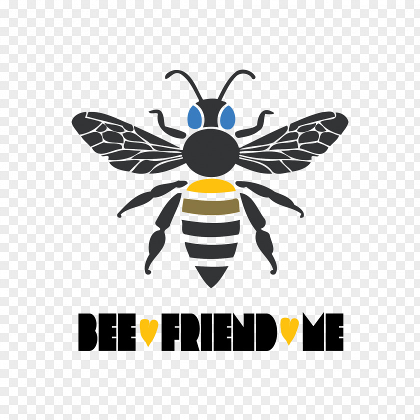 Bee Honey Logo Illustration Beehive PNG