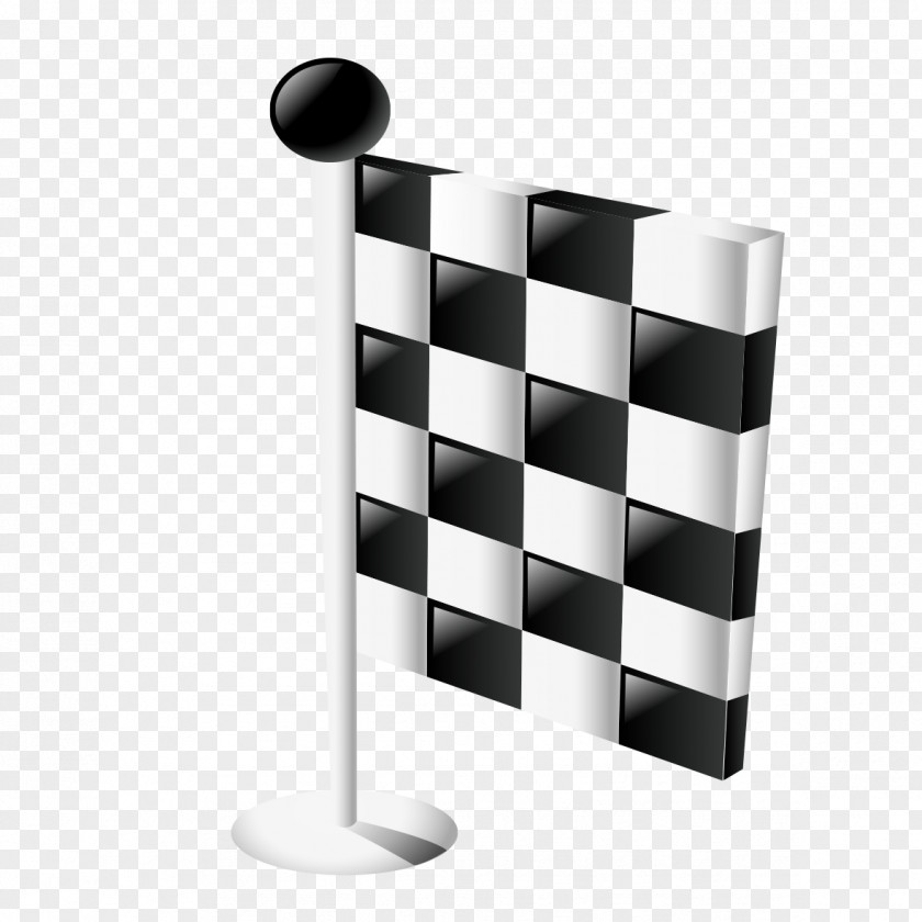 Black And White Checkered Flag Stock Photography Royalty-free PNG