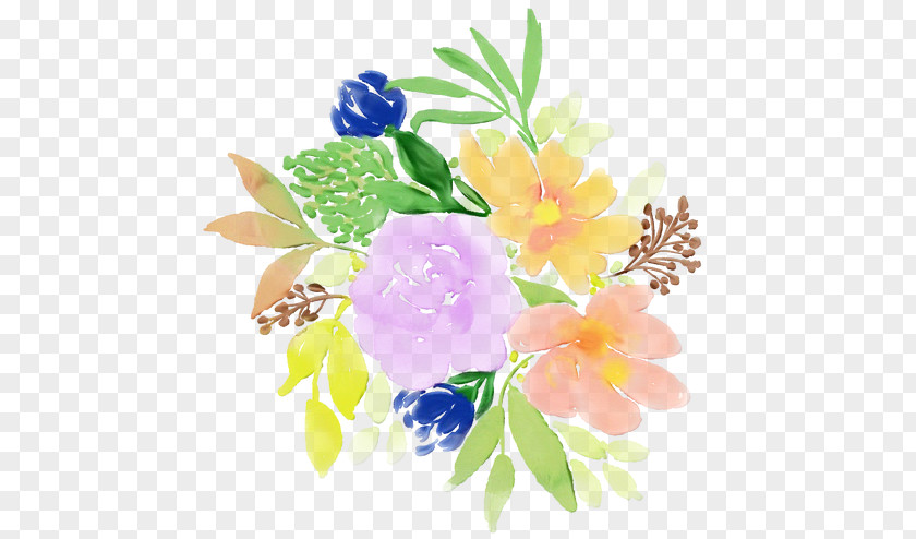 Flower Plant Watercolor Paint Petal Bouquet PNG