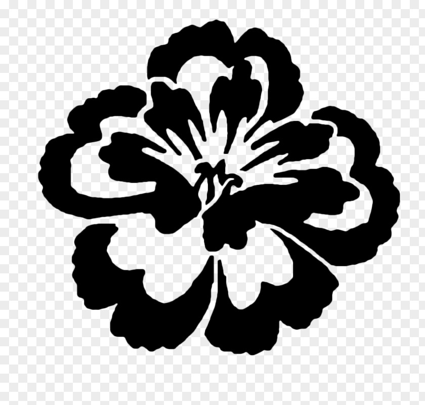 Flower Stencil Drawing Floral Design PNG