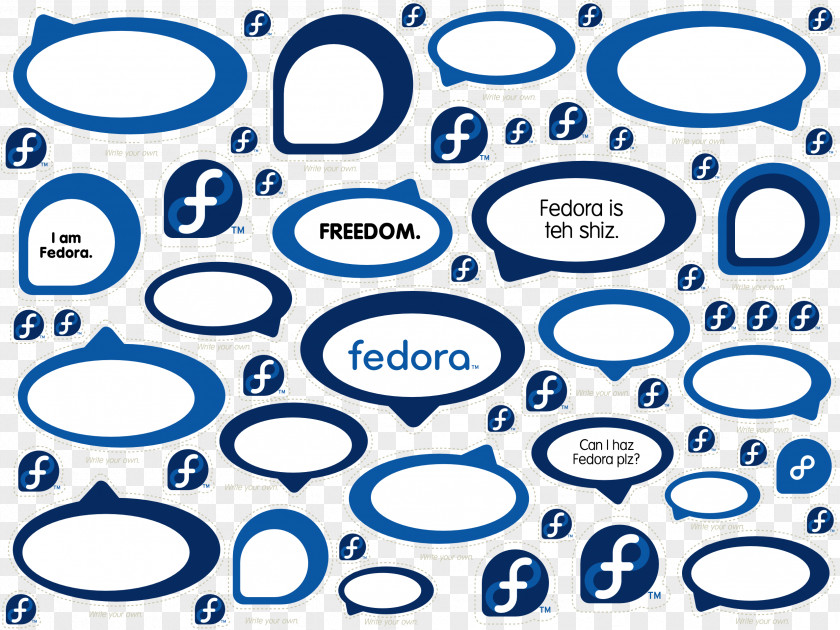 Speech Bubbles Balloon Fedora Inkscape PNG