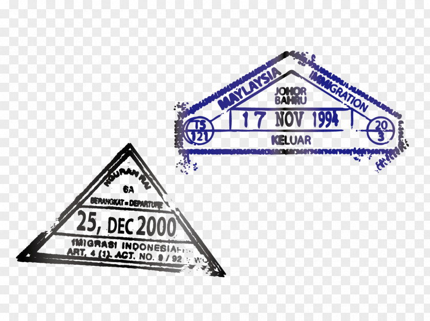 Vector Triangle Postmark Rubber Stamp Postage Seal PNG