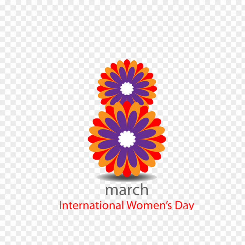 Women's Day Flowers Adorn Posters International Womens March 8 Woman Clip Art PNG