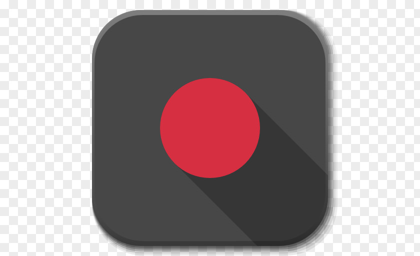 Apps Volume Recorder B Circle Red Font PNG