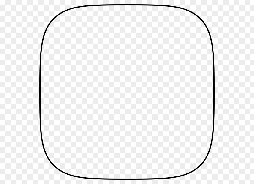 Business Financial Borders Squircle Square Circle Superellipse Shape PNG