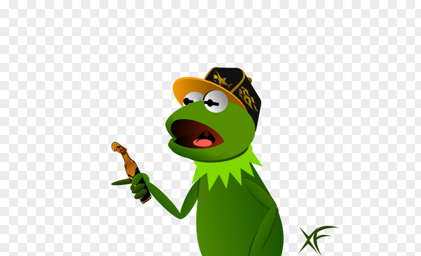 Frog Kermit The Tree Character Digital Art PNG