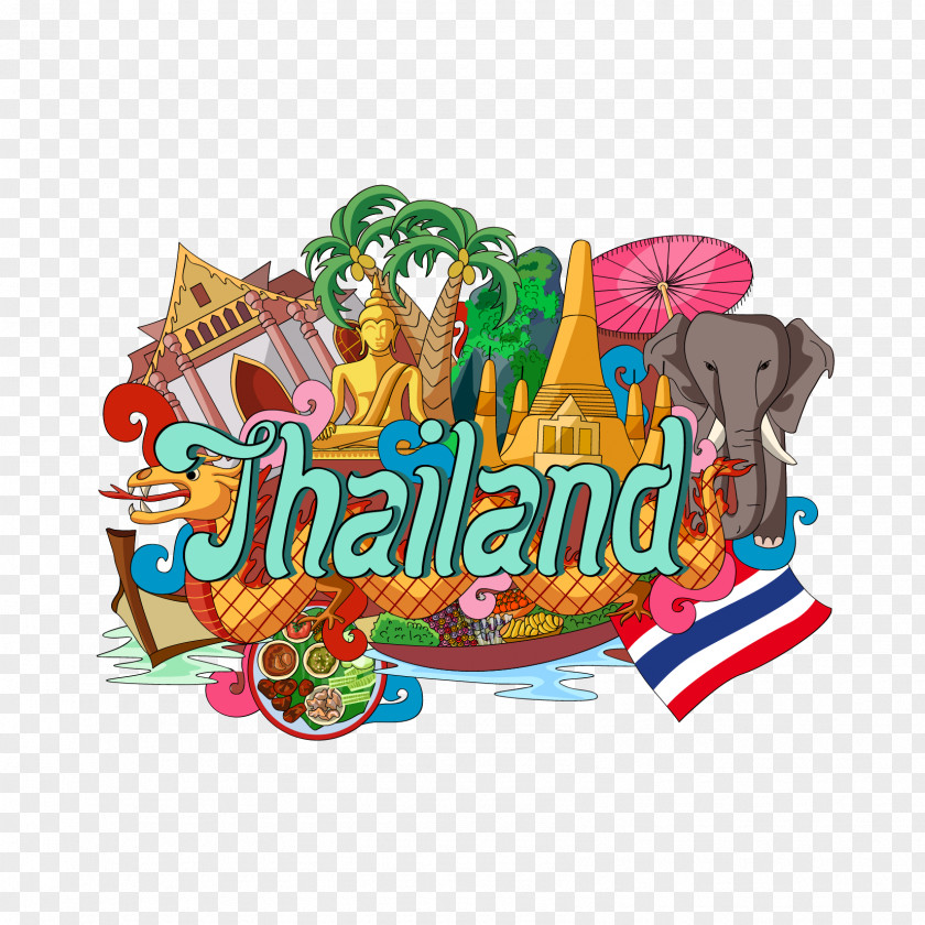 India Travels Thailand Vector Graphics Stock Photography Illustration Clip Art PNG