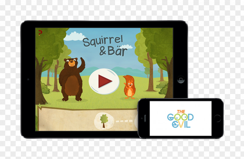 Baer Squirrel & Bär Learn German: Die Bienenretter Educational Game PNG