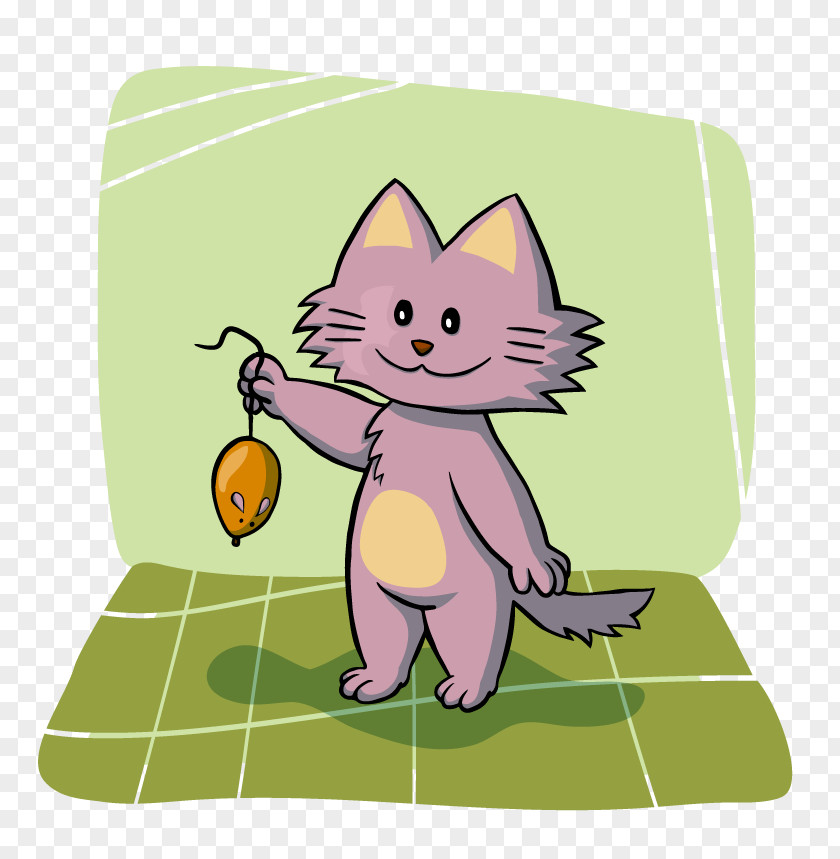 Cat Mouse Cliparts And Computer Kitten PNG