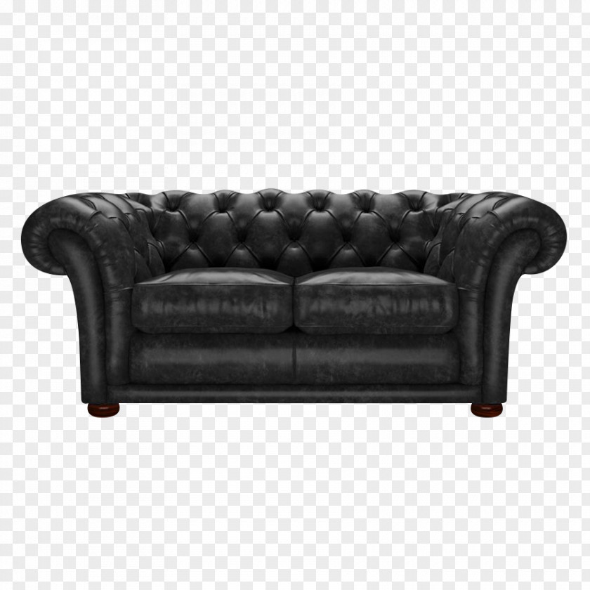 Chair Leather Couch Chesterfield Furniture PNG