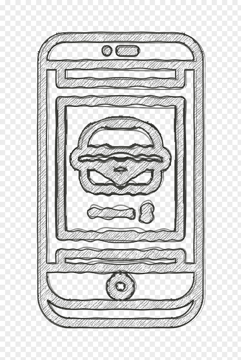 Fast Food Icon Phone Burger PNG