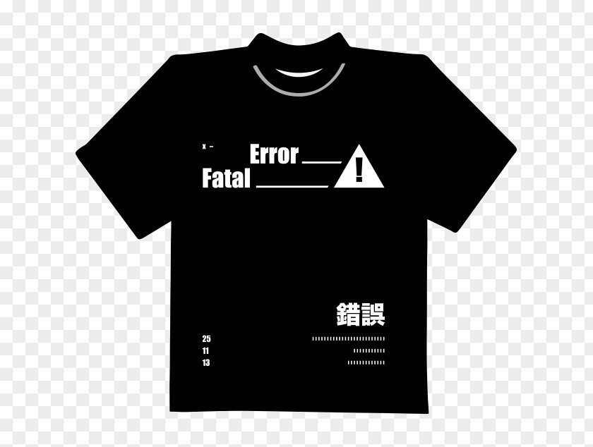 Fatal Error T-shirt Logo Product Design Brand PNG