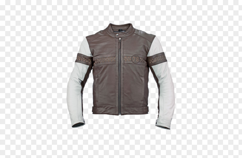 Moto Vintage Leather Jacket Lining PNG