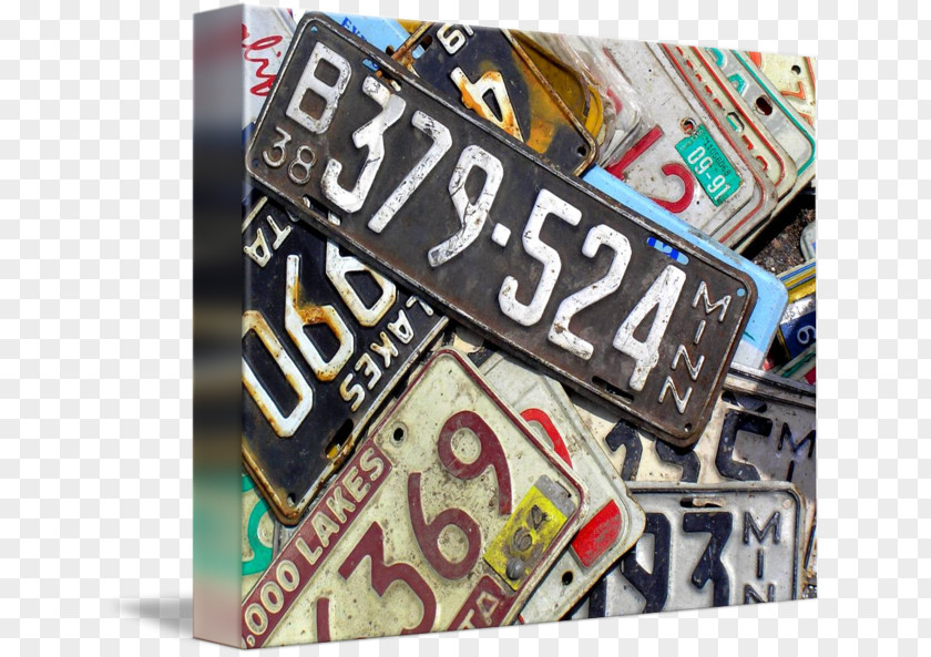 Transit Plates Brand Font PNG