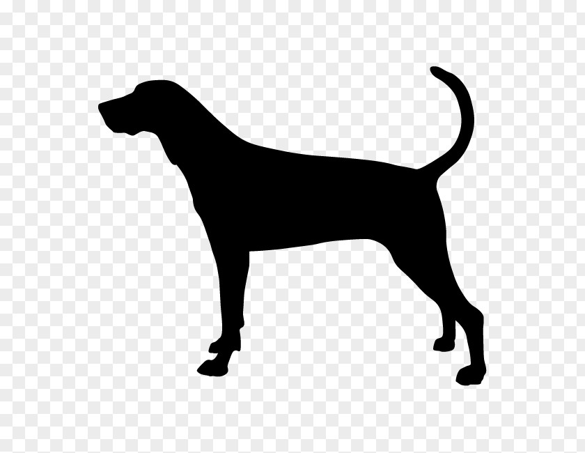 Bichon Silhouette Treeing Walker Coonhound Redbone Bluetick Black And Tan PNG