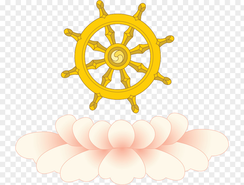 Buddhism Dharmachakra Ship's Wheel Buddhist Symbolism PNG