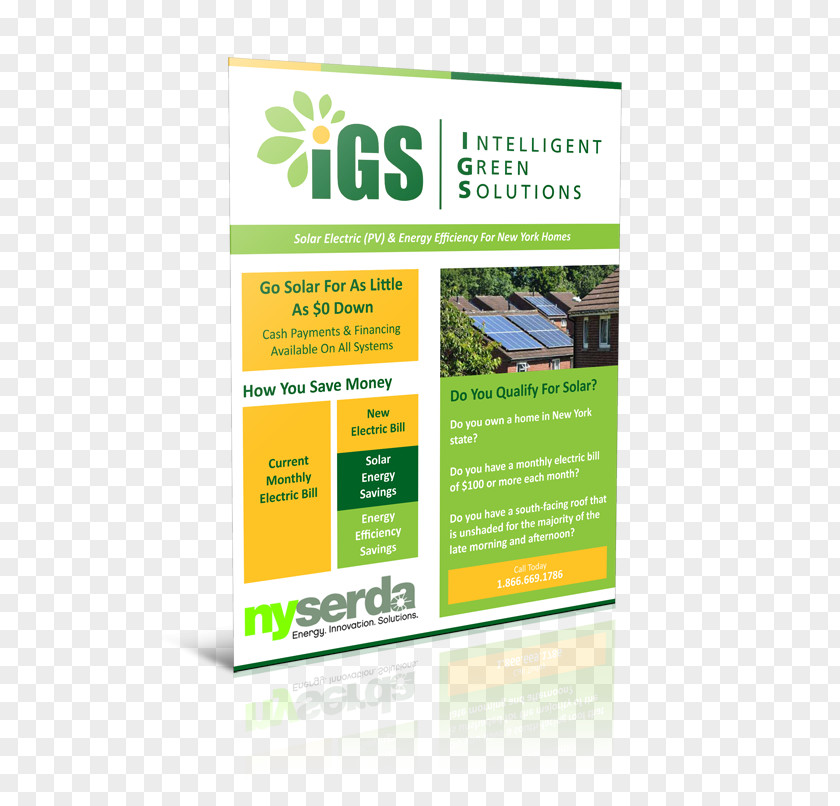 Green Pamphlet Flyer Solar Power Electricity Brochure Energy PNG