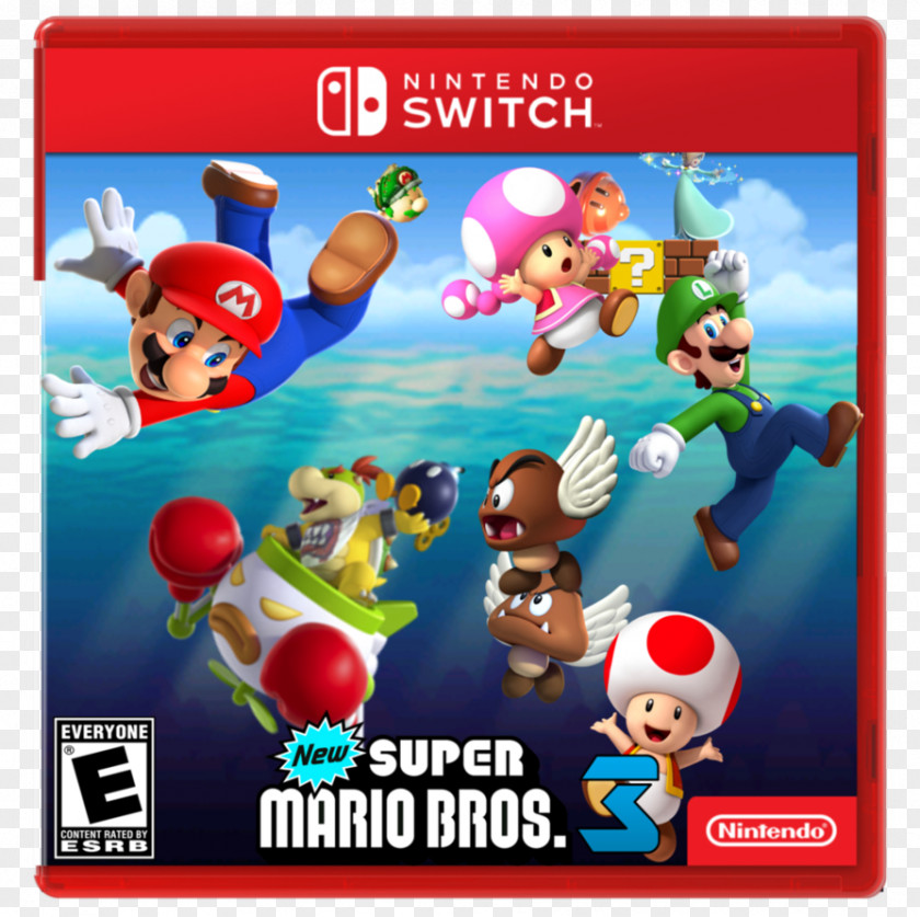 Mario Bros New Super Bros. 3 Wii U PNG