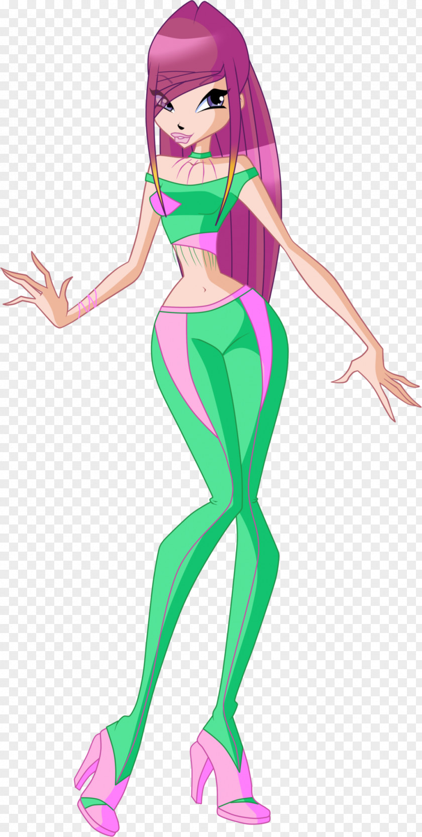 Season 7 ShoeFairy Adventure Roxy Tecna Flora Winx Club PNG