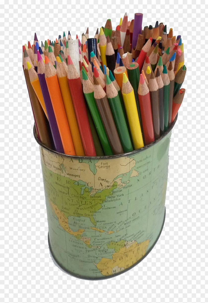 Vector Pen In The Color Of Lead Globe Colored Pencil & Cases PNG