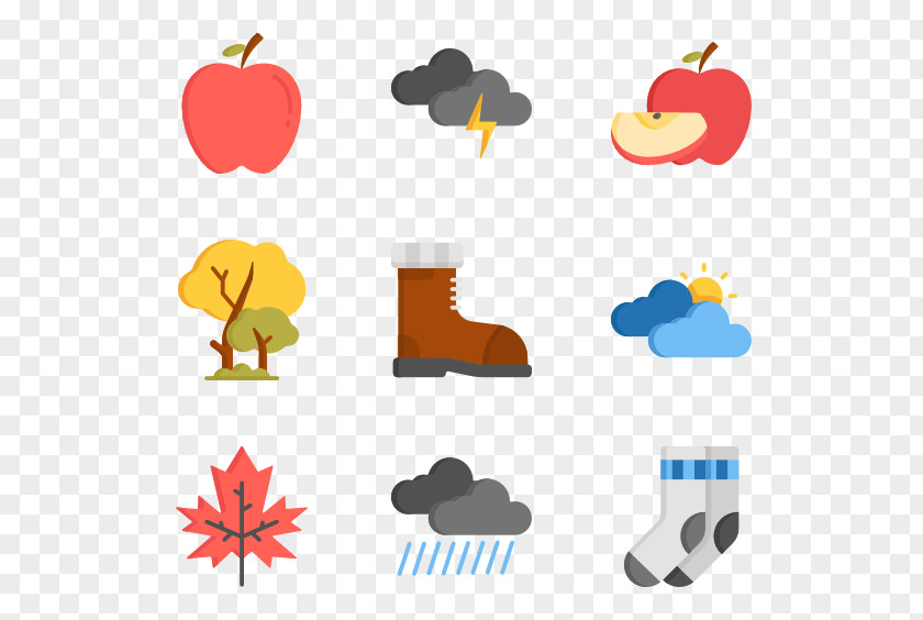 Autumn Ecommerce Clip Art PNG