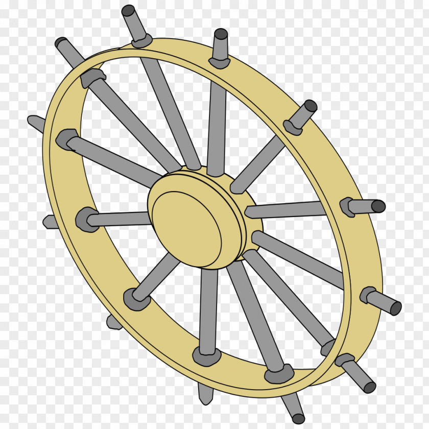 Bicycle Wheels Line PNG