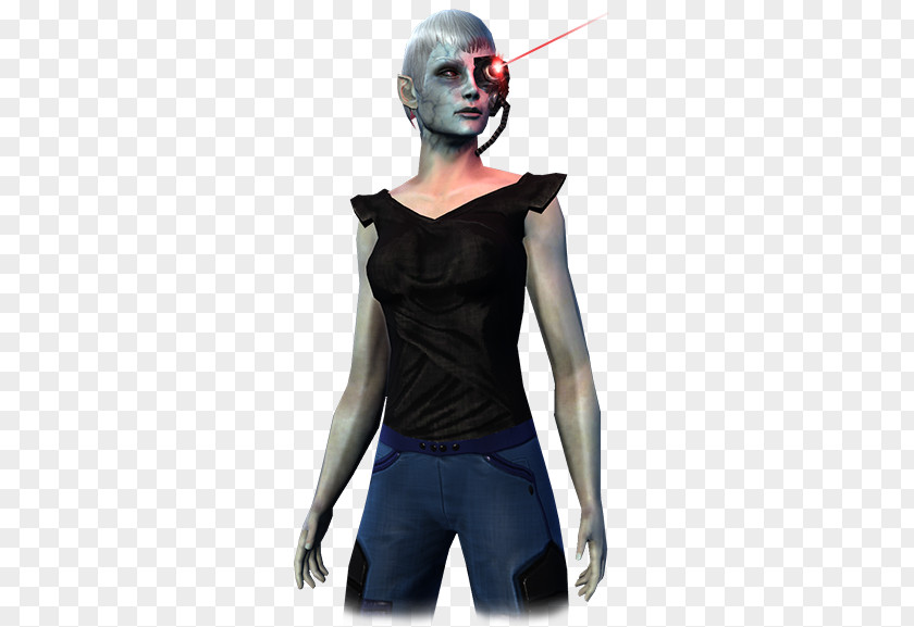 Borg Drone T-shirt Shoulder Sleeve Costume PNG